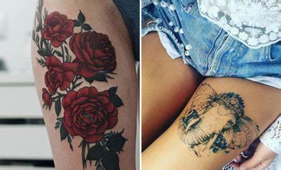 thigh/butt tattoos|65 Badass Thigh Tattoo Ideas for Women